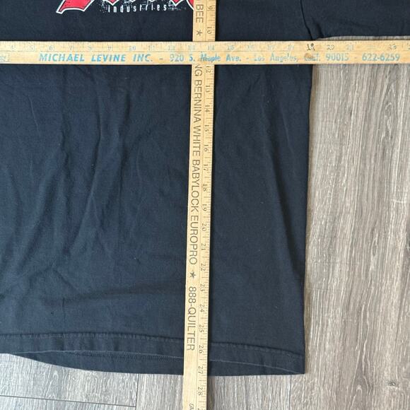 VTG 90s Skin Industries Spell Out Promo Grunge Long Sleeve Tee Shirt Sz M Y2K - Picture 6 of 9